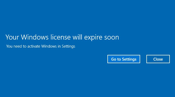 Cómo resolver la licencia de Windows caducará pronto en Windows 10