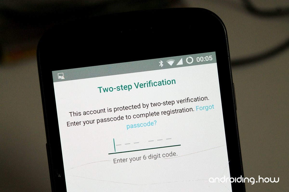 Cómo restablecer / deshabilitar el código de acceso para la verificación de dos pasos de WhatsApp