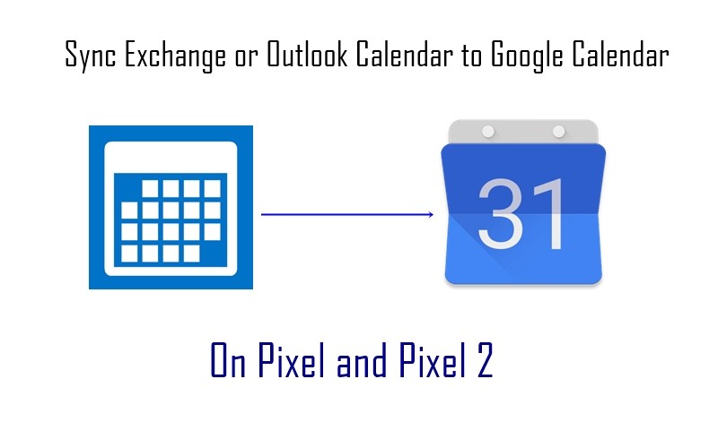 Cómo sincronizar Exchange o Outlook Calendar con Google Calendar en Pixel o Pixel 2