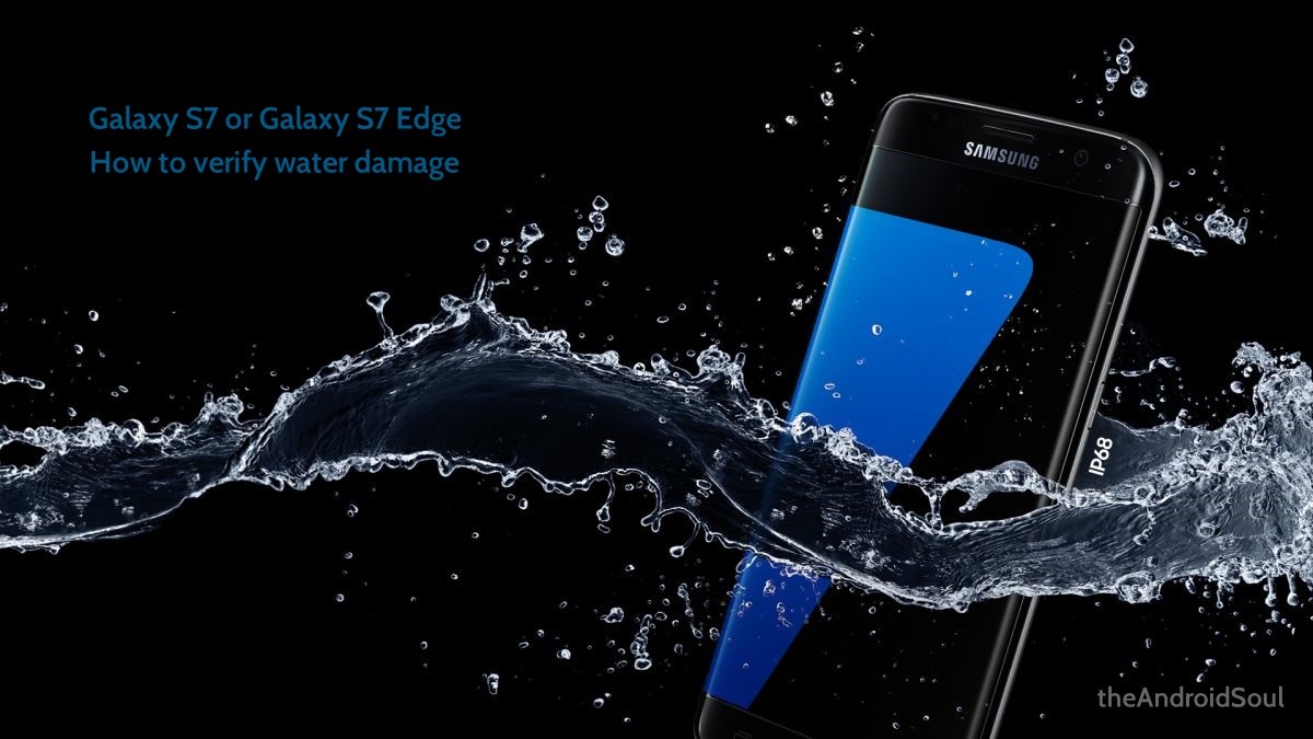 Cómo verificar daños por agua en Galaxy S7 o S7 Edge