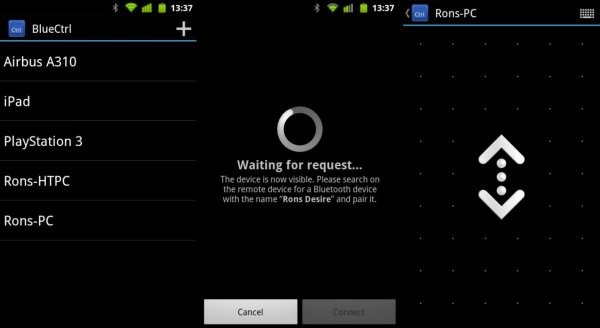 Controle otros dispositivos con Bluetooth usando la aplicación de Android BlueCtrl.  Requiere acceso a la raíz, por cierto!
