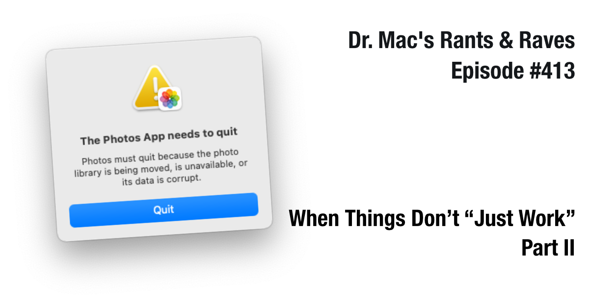 Cuando las cosas no “simplemente funcionan” (en Fotos para Mac) Parte II