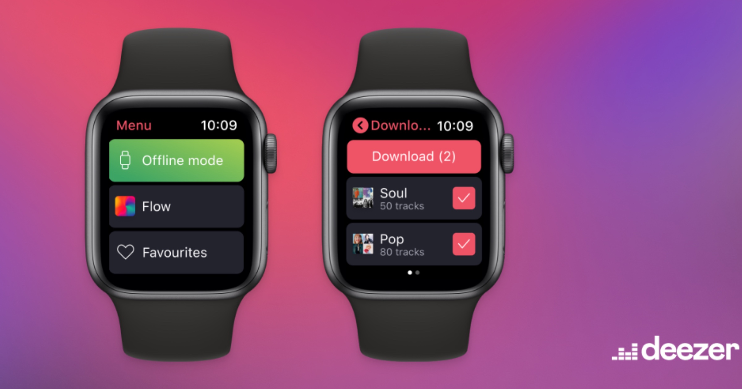 Deezer ahora permite a los usuarios administrar listas de reproducción y escuchar sin conexión en Apple Watch