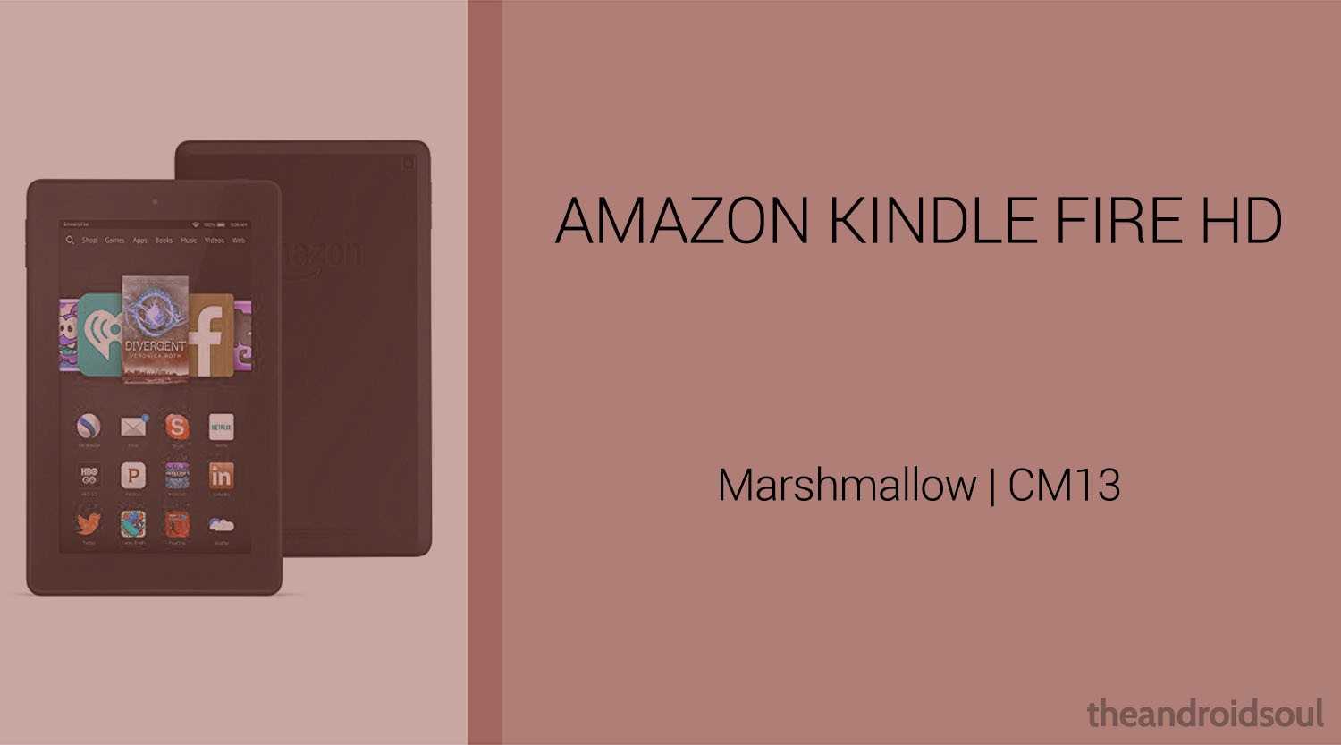 Descargar Amazon 7 Kindle Fire HD Marshmallow Update: CM13 y otras ROM