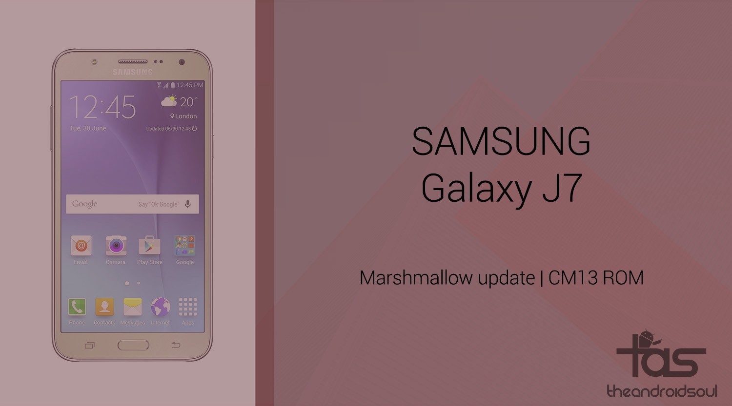Descargar Galaxy J7 Marshmallow Update: CM13 y otras ROM
