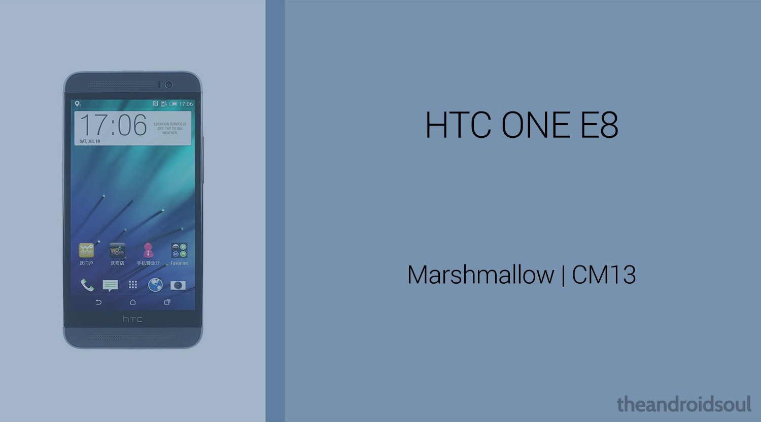 Descargar HTC One E8 Marshmallow Update: CM13 y otras ROMs