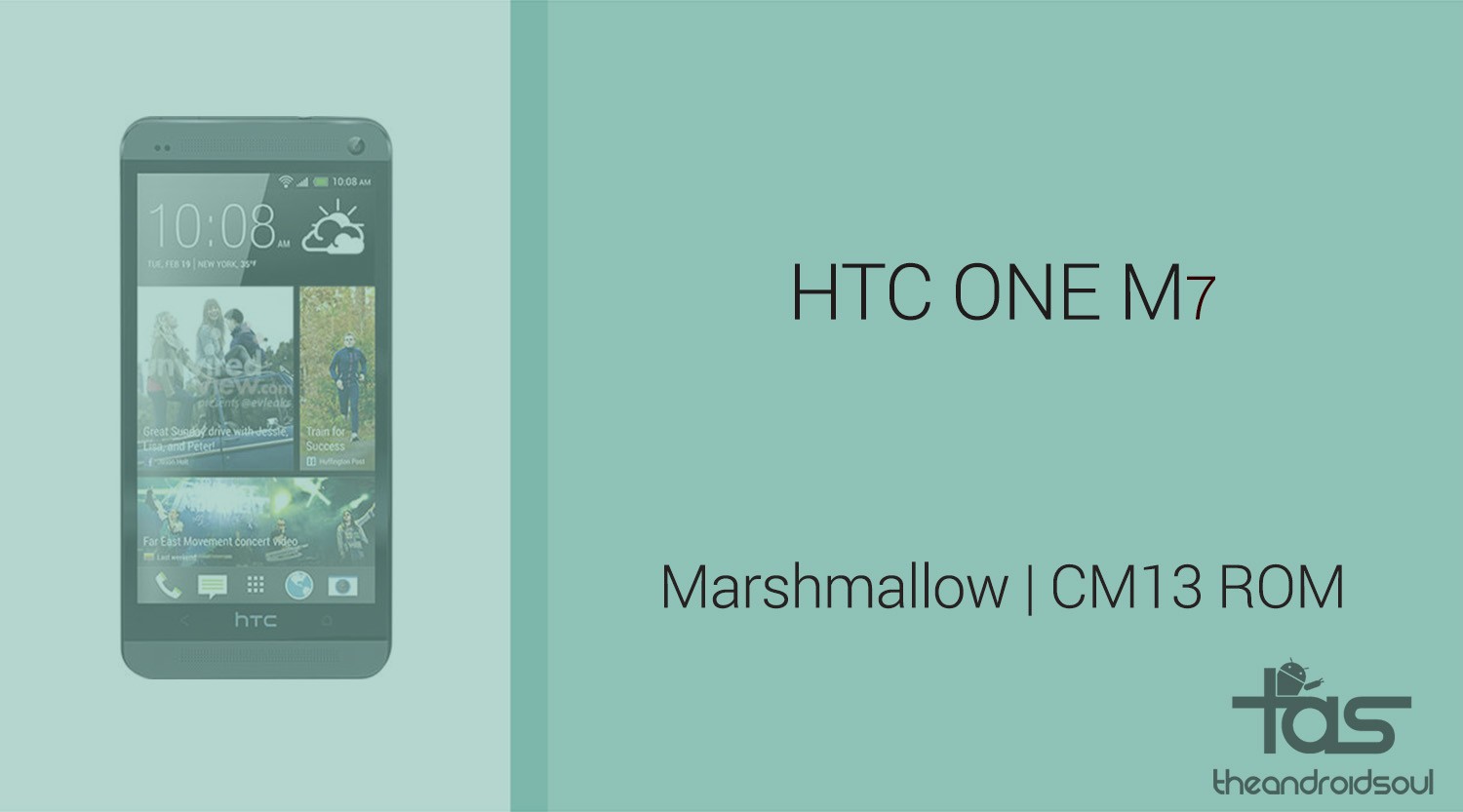 Descargar HTC One M7 Marshmallow Update: CM13 y otras ROMs