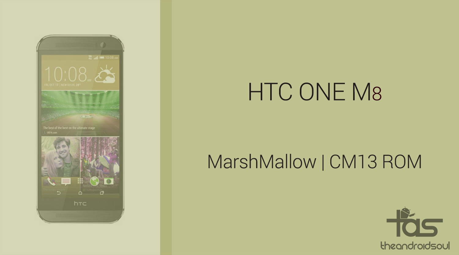 Descargar HTC One M8 Marshmallow Update: CM13 y otras ROMs