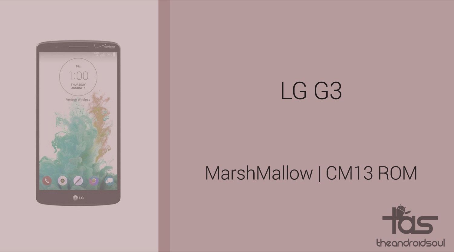 Descargar LG G3S (G3 Beat) Marshmallow Update: CM13 y otras ROMS