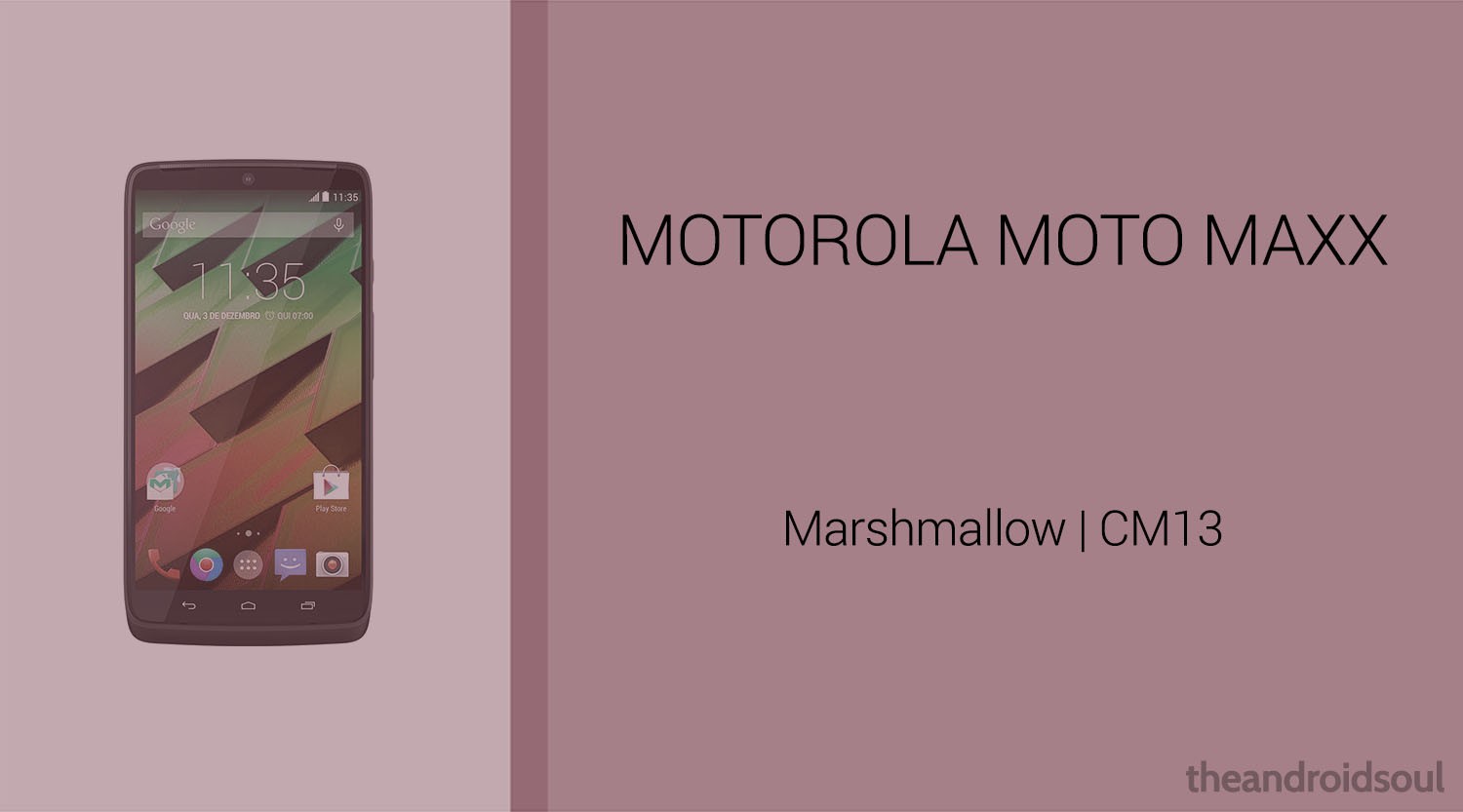 Descargar Moto Maxx Marshmallow Update: CM13 y otras ROM