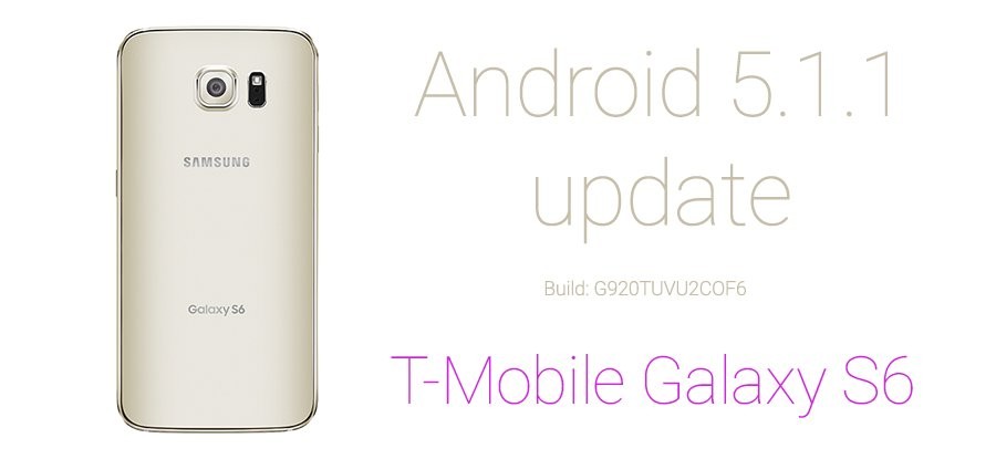 Descargar T-Mobile Samsung Galaxy S6 Android 5.1.1 Actualizar [Odin TAR] [Official]