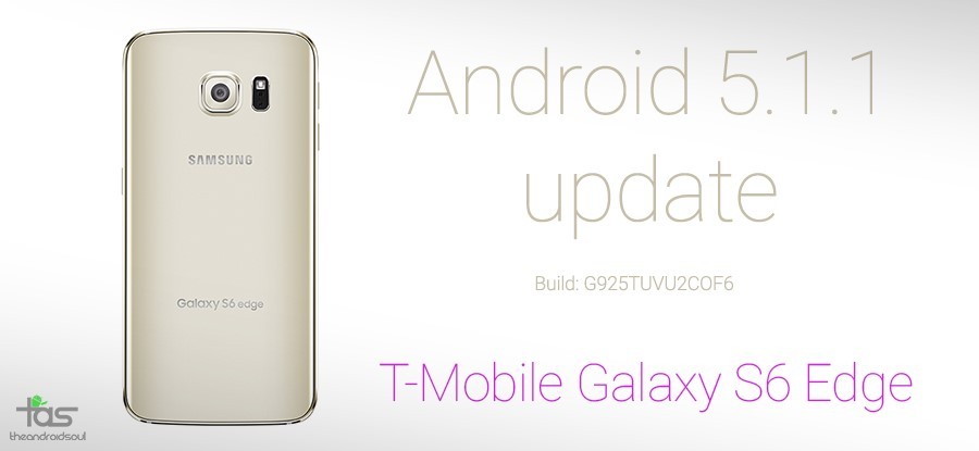 Descargar T-Mobile Samsung Galaxy S6 Edge Android 5.1.1 Actualizar [Odin TAR] [Official]