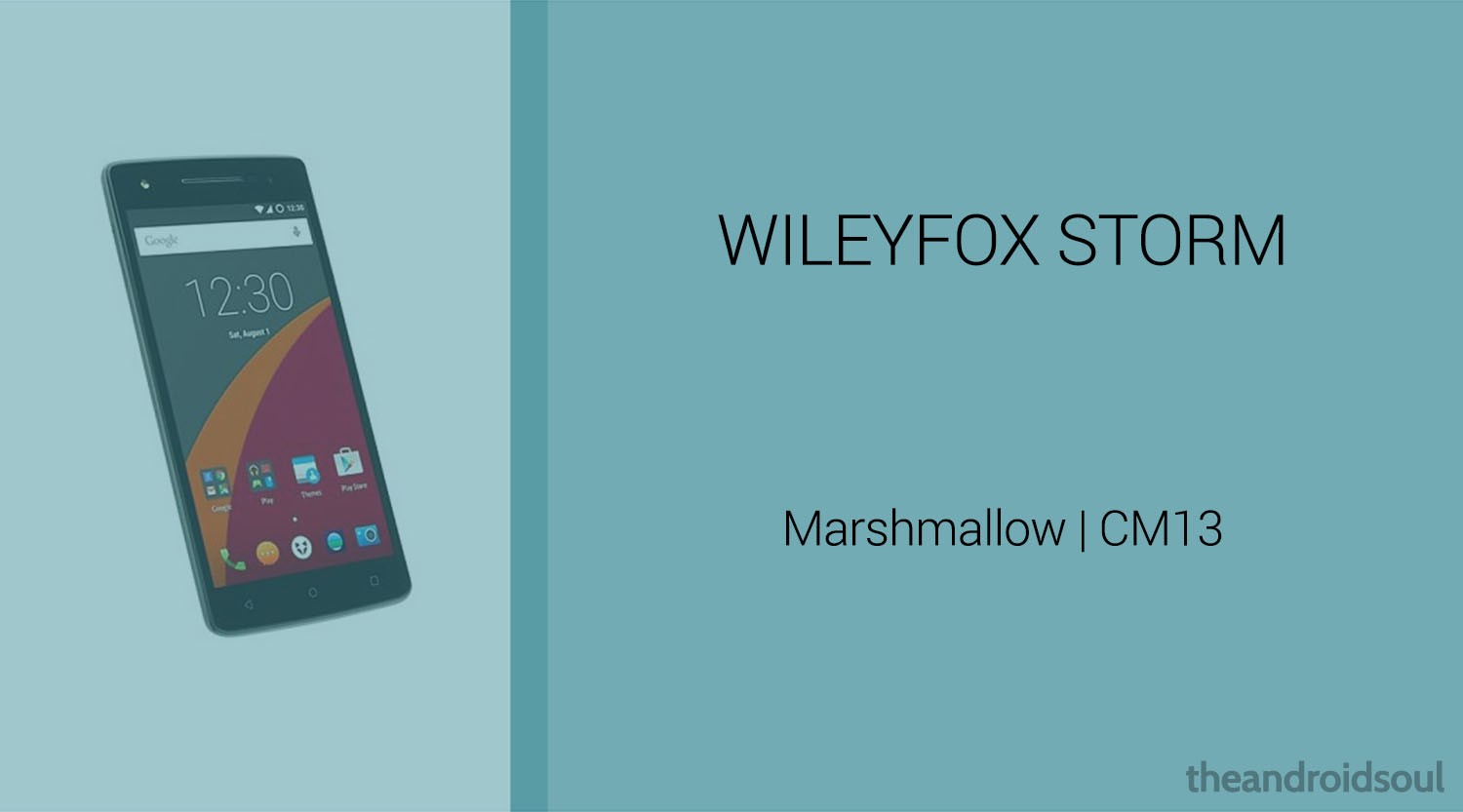 Descargar Wileyfox Storm Marshmallow Update: CM13 y otras ROM
