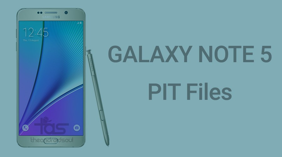 Descargar archivos PIT de Galaxy Note 5