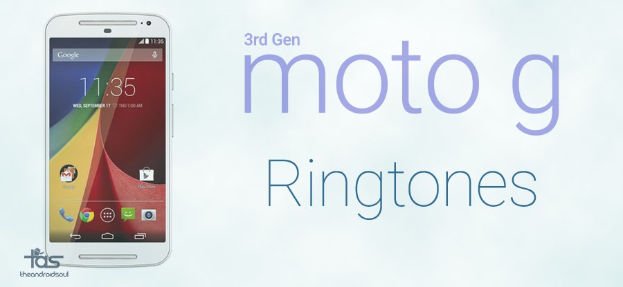 Descargar tonos de llamada Moto G de 3ra generación