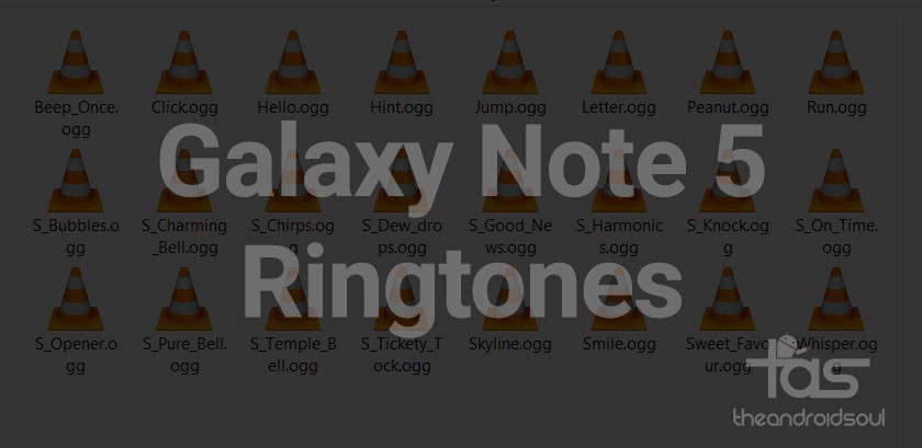 Descargar tonos de llamada Samsung Galaxy Note 5