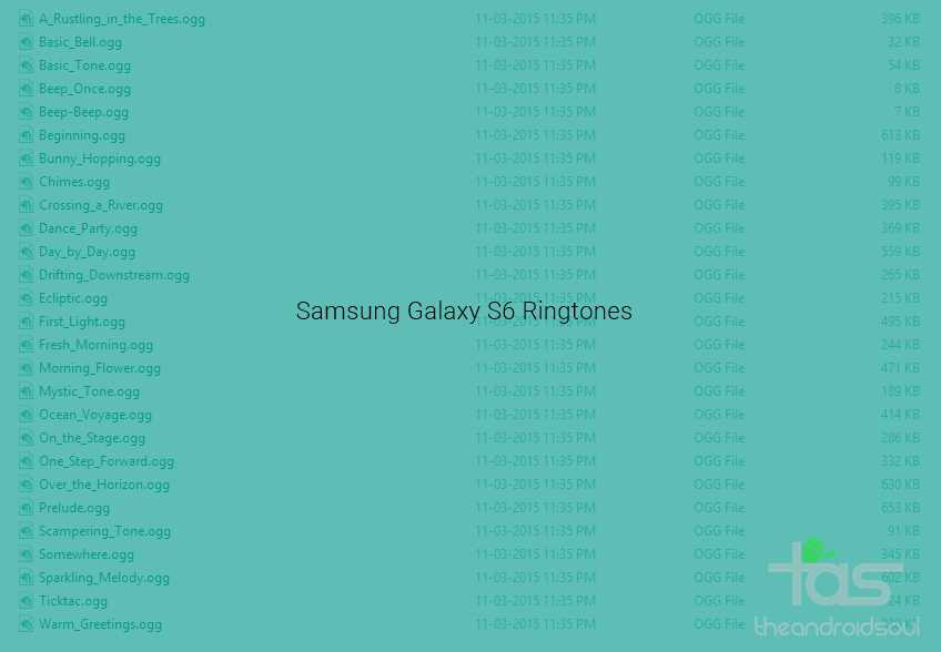 Descargar tonos de llamada Samsung Galaxy S6