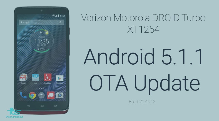 Descargue la actualización OTA de Verizon Droid Turbo Android 5.1.1, con instrucciones de instalación