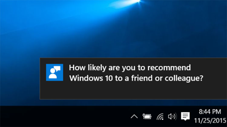 Deshabilitar las ventanas emergentes y sugerencias recomendadas en Windows 10