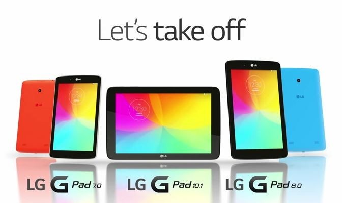 Después de 8.3, LG G Pad 7.0, 8.0 y 10.1 para obtener la actualización de Lollipop a partir del 12 de abril