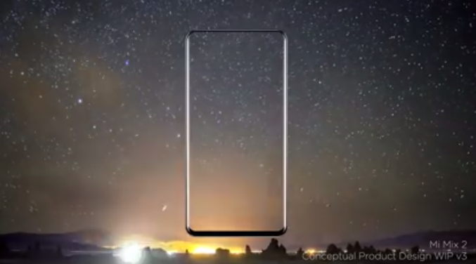Diseño de Xiaomi Mi Mix 2 revelado en un video