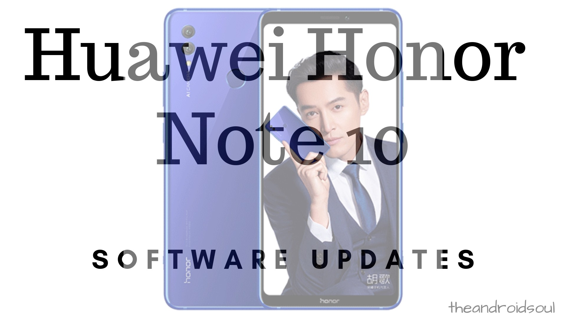 Huawei Honor Note 10 update