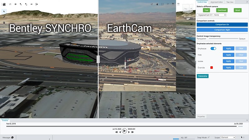 EarthCam 4D revive la construcción de gemelos digitales