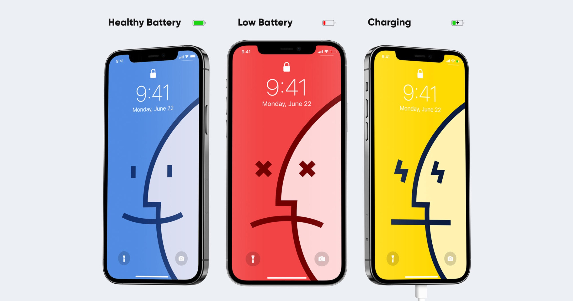 Check Out These New iPhone Battery Wallpapers