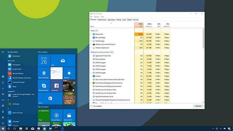 El Administrador de tareas de Windows 10 se integrará con el navegador Edge