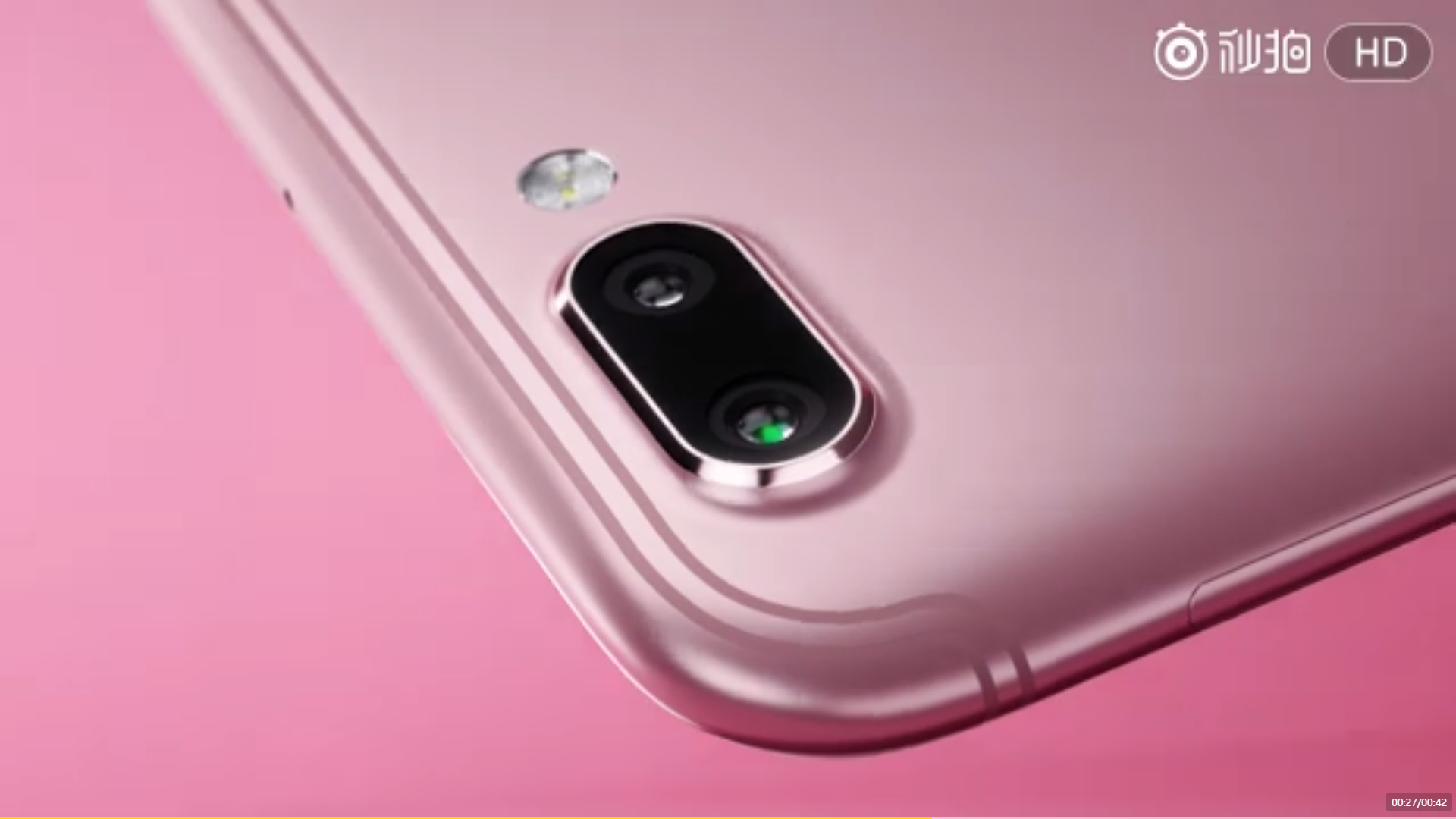 El avance de Oppo R11 revela el color rosa, dorado y negro del dispositivo