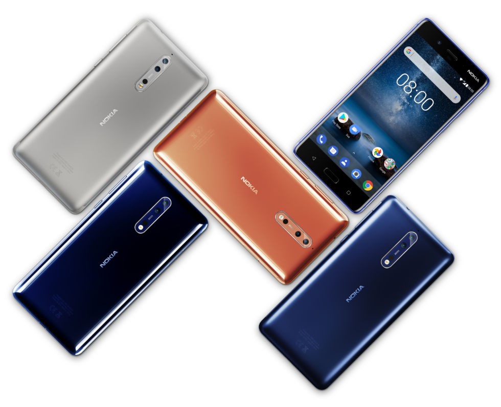El buque insignia Nokia 8 presentado oficialmente con especificaciones impresionantes y un diseño obsoleto, con un precio de € 599