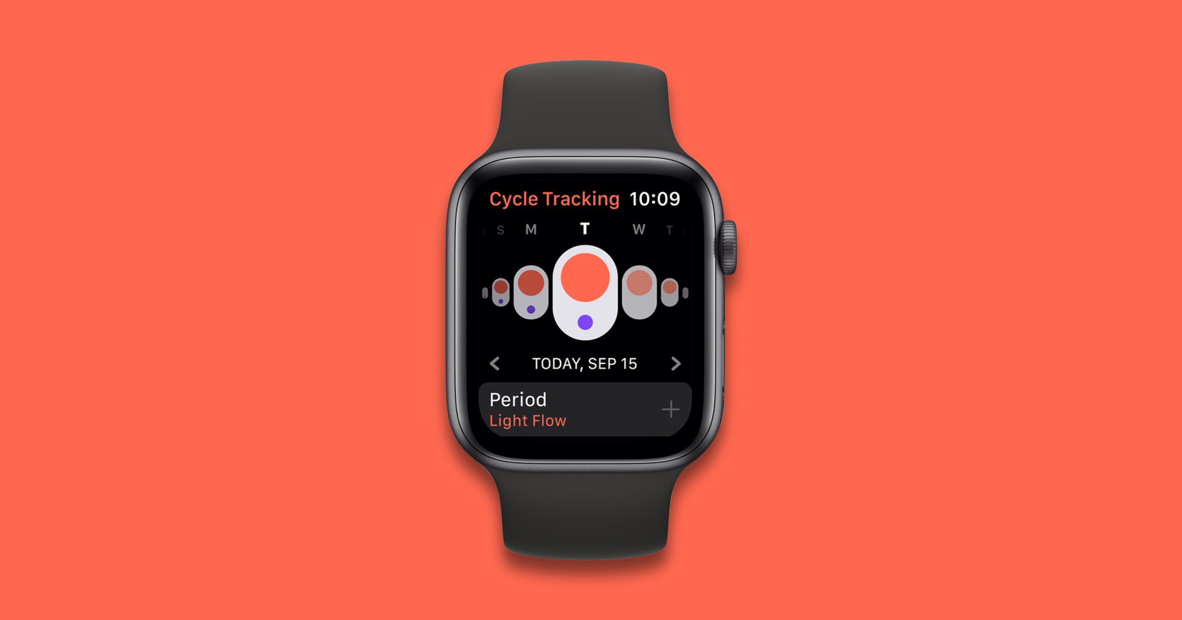 Cycle tracking on Apple Watch