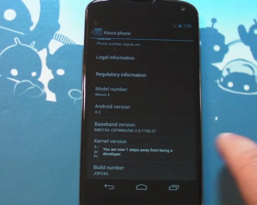 El modo de desarrollador de Android 4.2 es complicado, así es como se hace