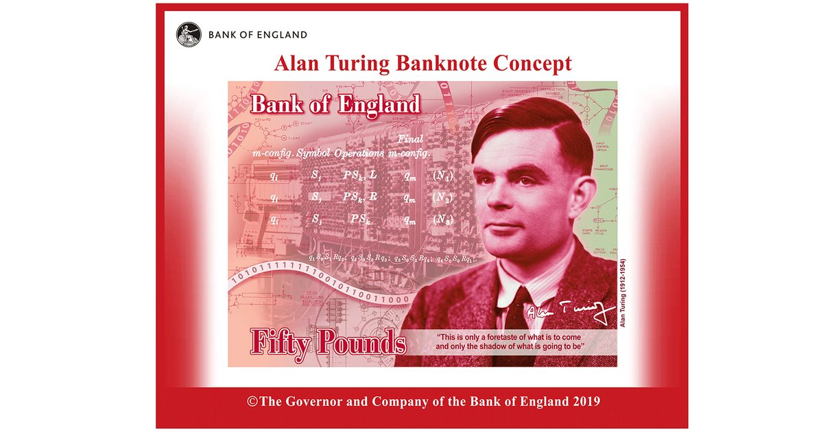 El pionero de la informática Alan Turing, el rostro de los nuevos billetes británicos