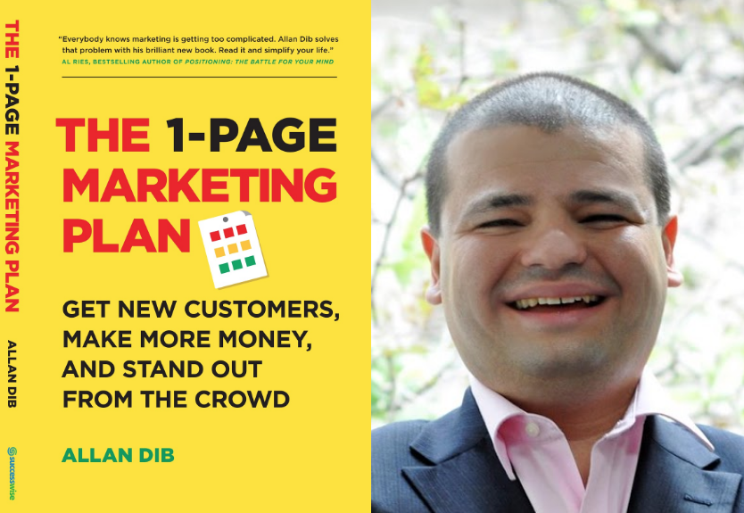 "El plan de marketing de 1 página" por Allan Dib