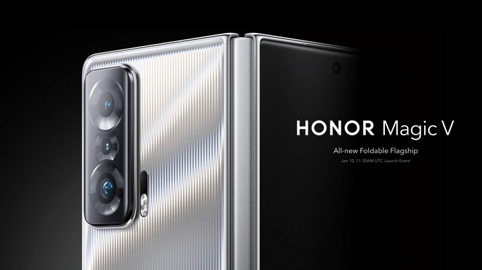 El teléfono inteligente plegable Honor Magic V se lanzó el 10 de enero