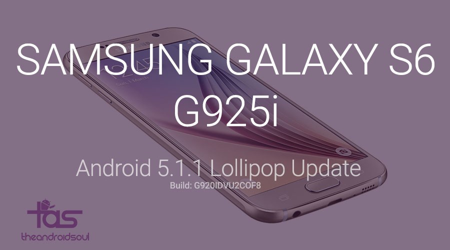Enlace de descarga directa de actualización de Samsung Galaxy S6 Edge G925i Android 5.1.1 e instrucciones de instalación