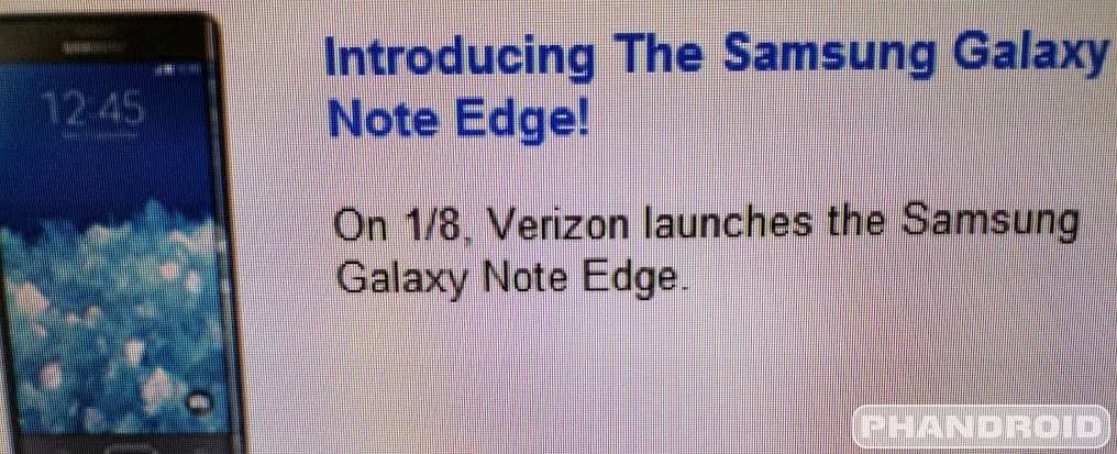 Verizon Galaxy Note Edge Release Date