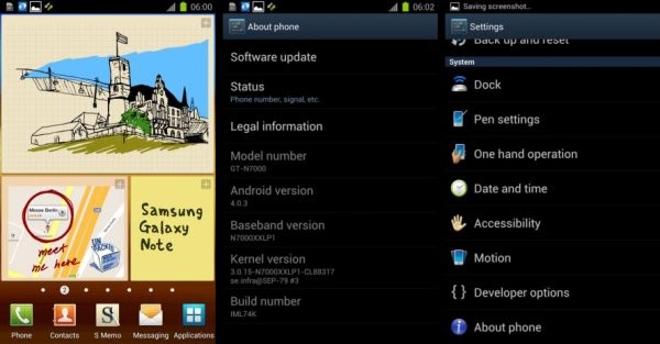 Filtrado de firmware XXLP1 ICS para Galaxy Note [Android 4.0.3]