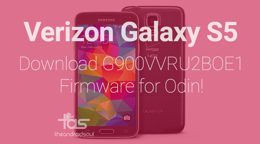 Firmware del Galaxy S5 OE1 de Verizon [Odin TAR]