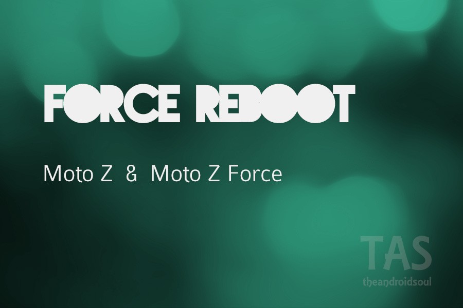 Forzar reinicio/apagado Moto Z y Moto Z Force [Guide]