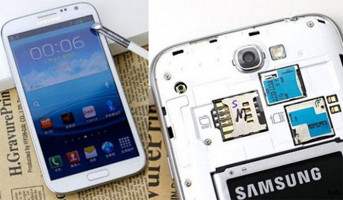 Galaxy Note 2 con doble SIM en planes para China