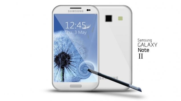 Galaxy Note 2 con un precio de £ 546.  Fecha de lanzamiento a mediados de octubre en el Reino Unido