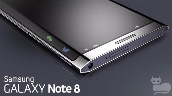 Galaxy Note 8 renderiza fugas de una diapositiva de video