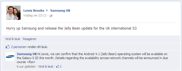 Galaxy S3 Jelly Bean Update obtiene fecha de lanzamiento oficial en el Reino Unido, llegará este mes