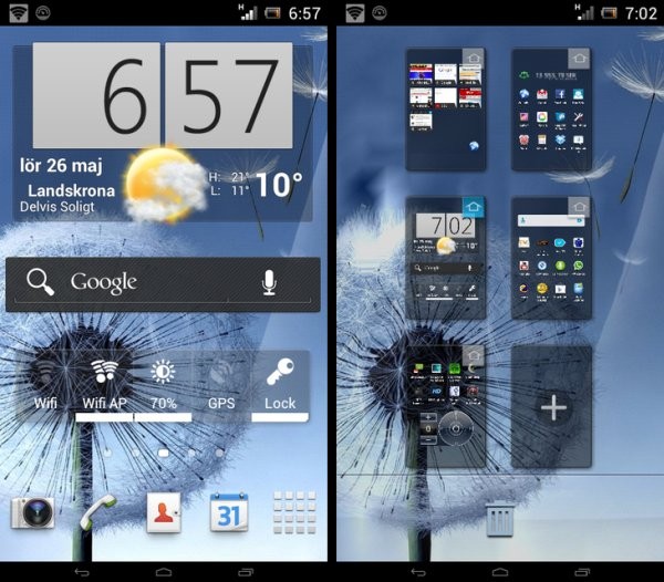 Galaxy S3 Launcher funciona en Xperia Arc y Arc S. ¡También debería funcionar en otros teléfonos Sony!