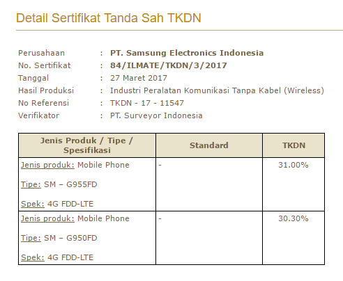 Galaxy S8 y S8+ certificados por P3DN
