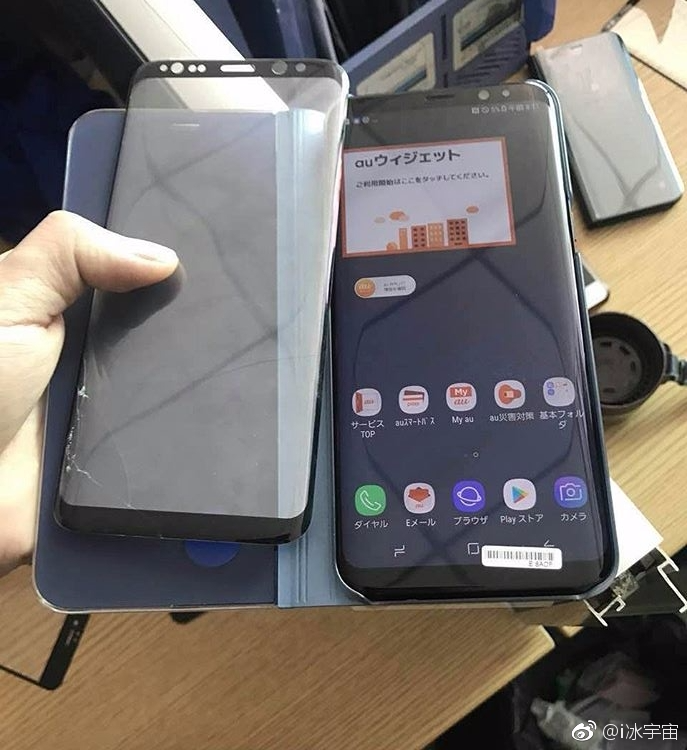 Galaxy S8+ y su panel roto se filtran de Japón