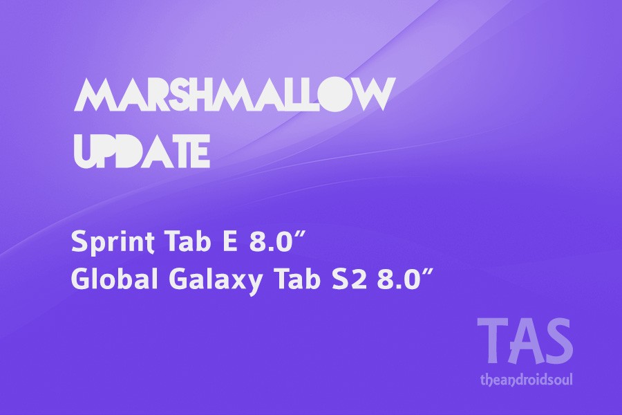 Galaxy Tab S2 y Sprint Tab E listos para el tratamiento de actualización de Marshmallow
