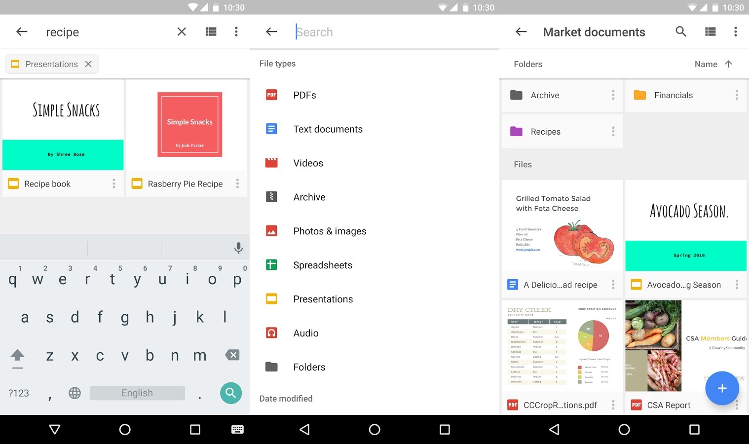 Google Drive actualizado para traer un nuevo panel de acceso rápido y búsqueda desde la aplicación de Google